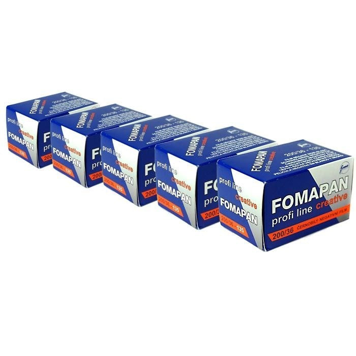 Product Image of Fomapan 200 Black & White Medium Speed Film 35mm 36 Exp ISO 200 pack of 3