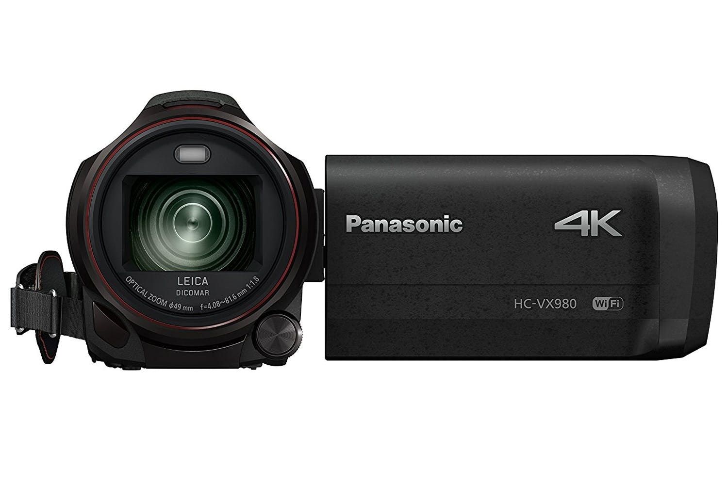 Panasonic HC-VX980EB-K 4K Leica Hybrid Wireless Camcorder Video Camera 18MP