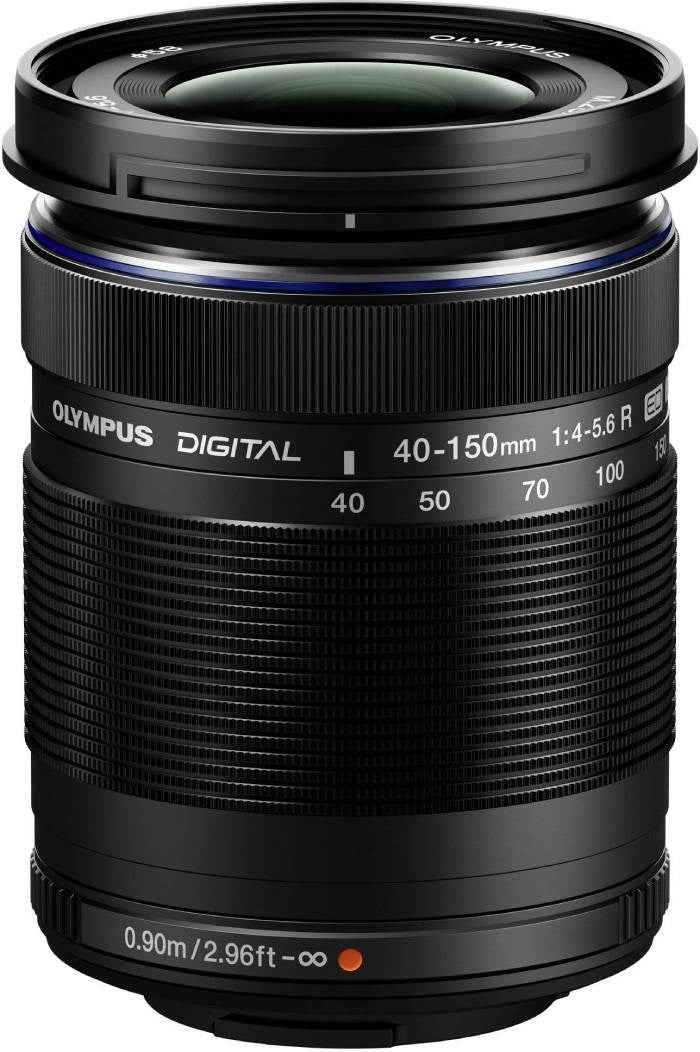 Olympus M.ZUIKO Digital ED 40-150mm f4-5.6 R Telephoto Zoom Lens - Bla