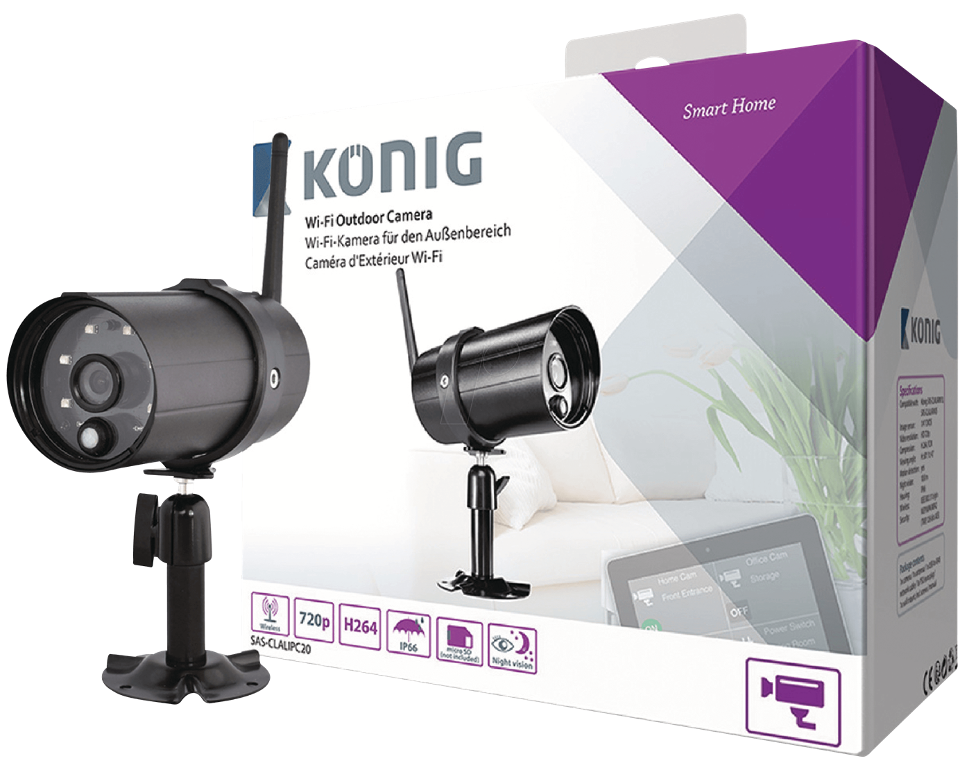 Konig indoor ip deals camera