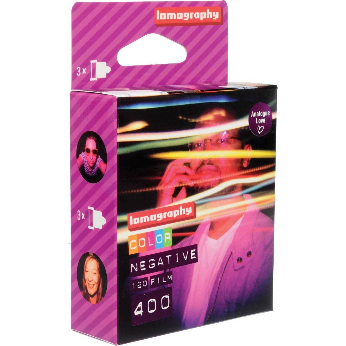 Product Image of Lomography Color Negative 400/120 3 Pack Film