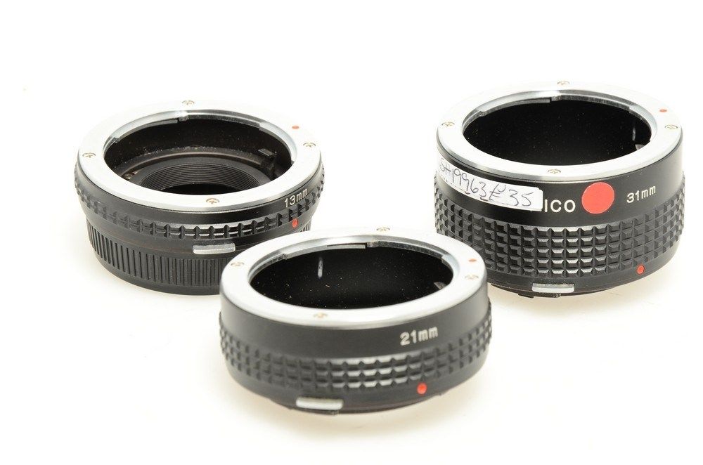 Used Aico Extension tube set for Olympus Film cameras (SH19963)