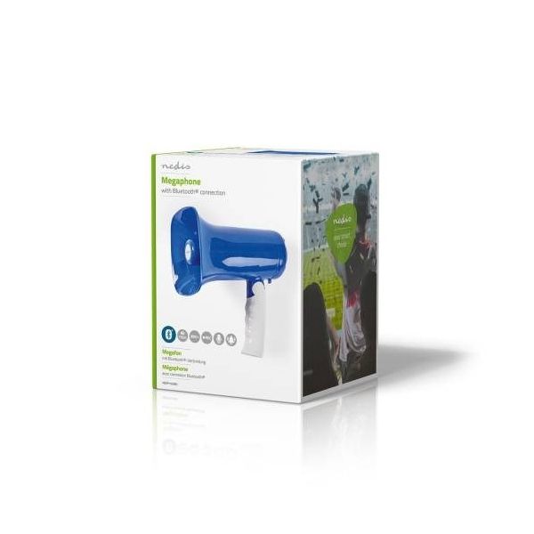 Megaphone with Volume control Built-In Microphone - Built-in siren - Bluetooth