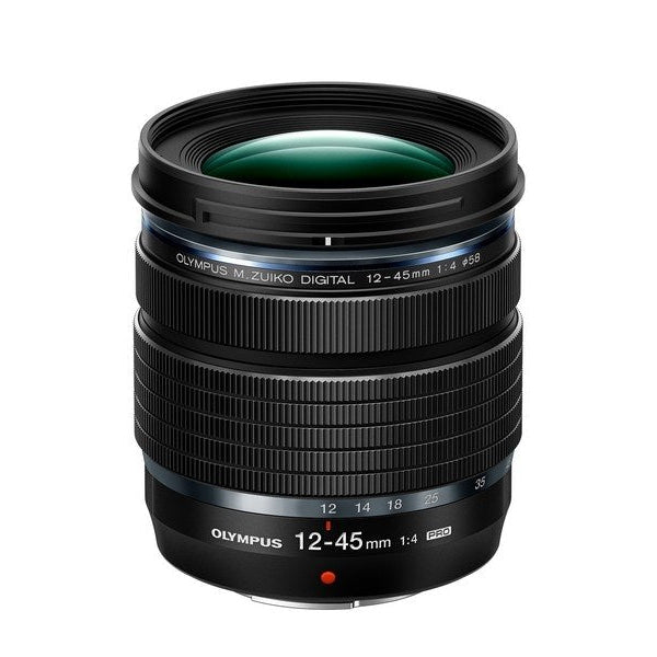 Product Image of Olympus 12-45mm F4 Pro M.Zuiko Digital ED Lens with lens hood and case