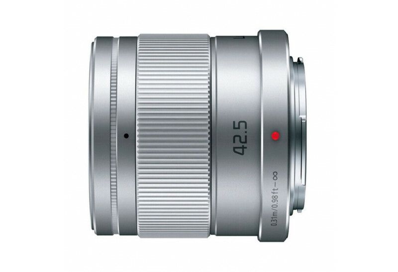 Panasonic 42.5mm Lumix G f1.7 Asph. O.I.S. Lens - silver