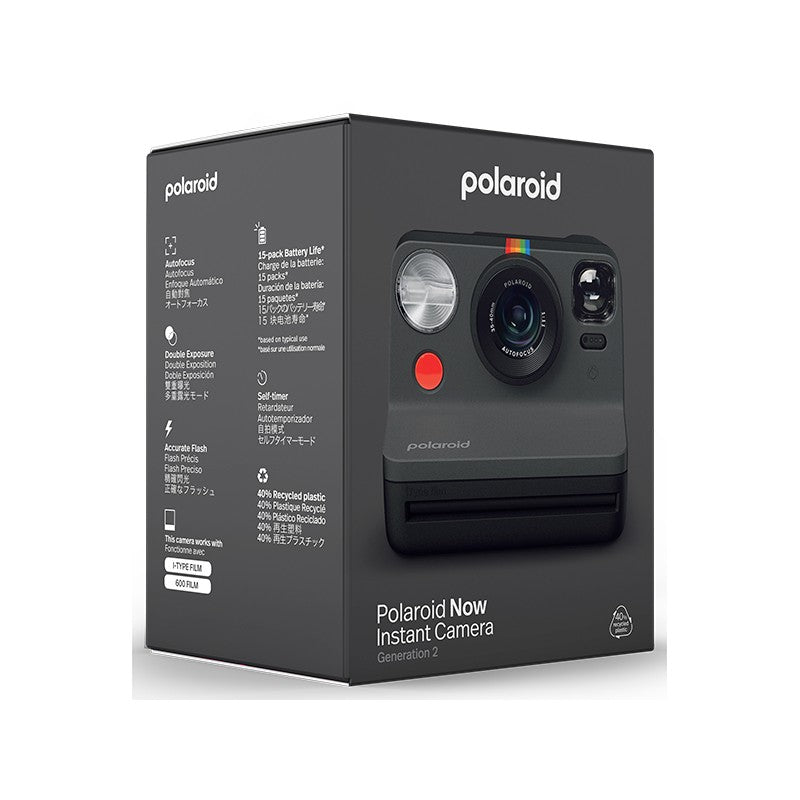 Polaroid Now Generation 2 i-Type Instant Camera - Black