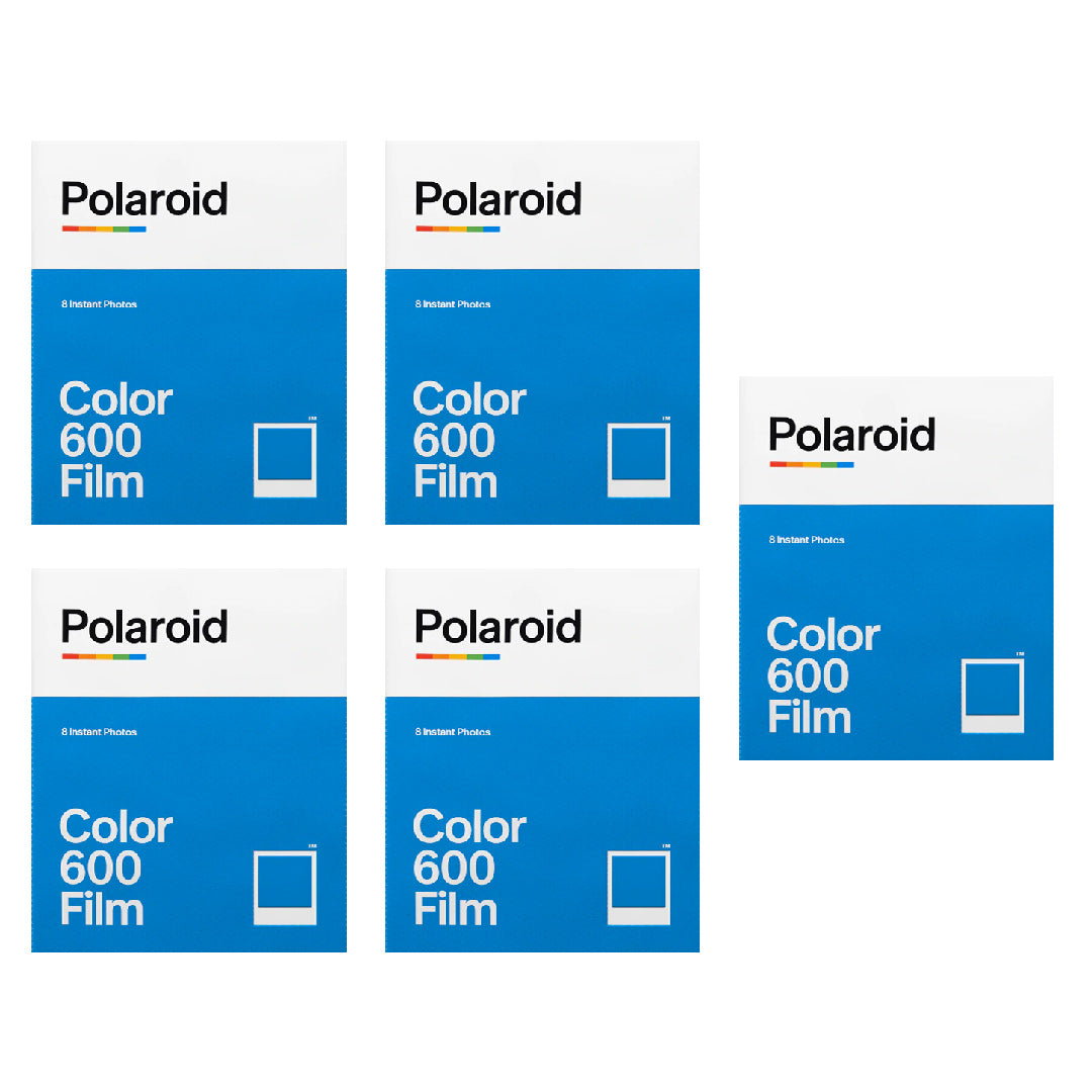5 X Polaroid Color 600 Instant Camera Film