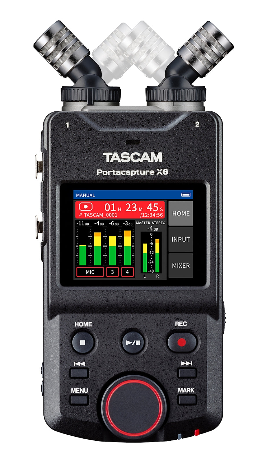 Tascam Portacapture X6 High-Resolution Multi-Track Handheld Recorder