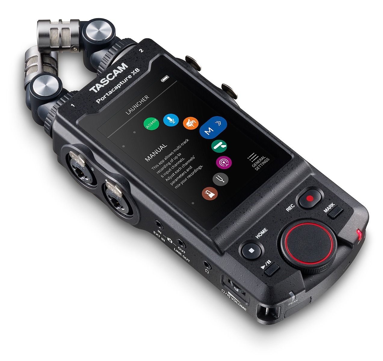 Tascam Portacapture X8 High-Resolution Multi-Track Handheld Recorder