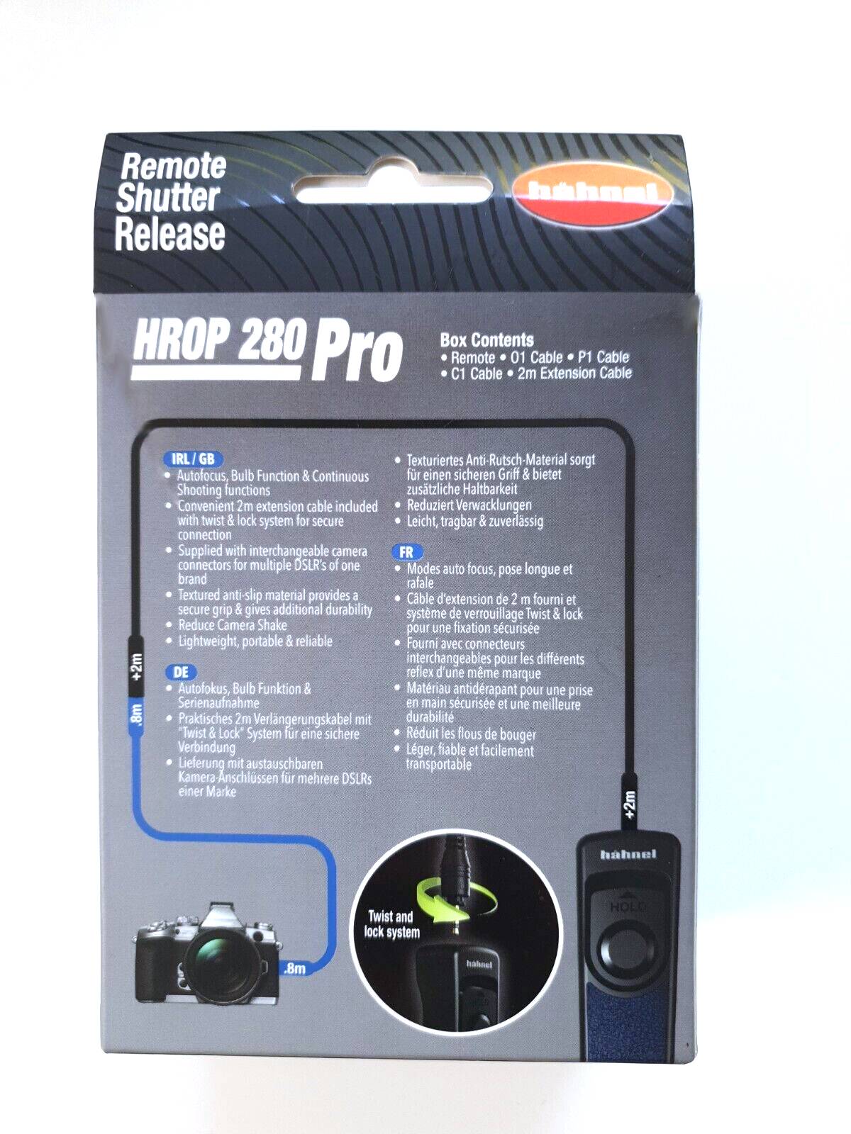 Hahnel HROP 280 Pro Remote Shutter Release For Olympus / Panasonic Cameras
