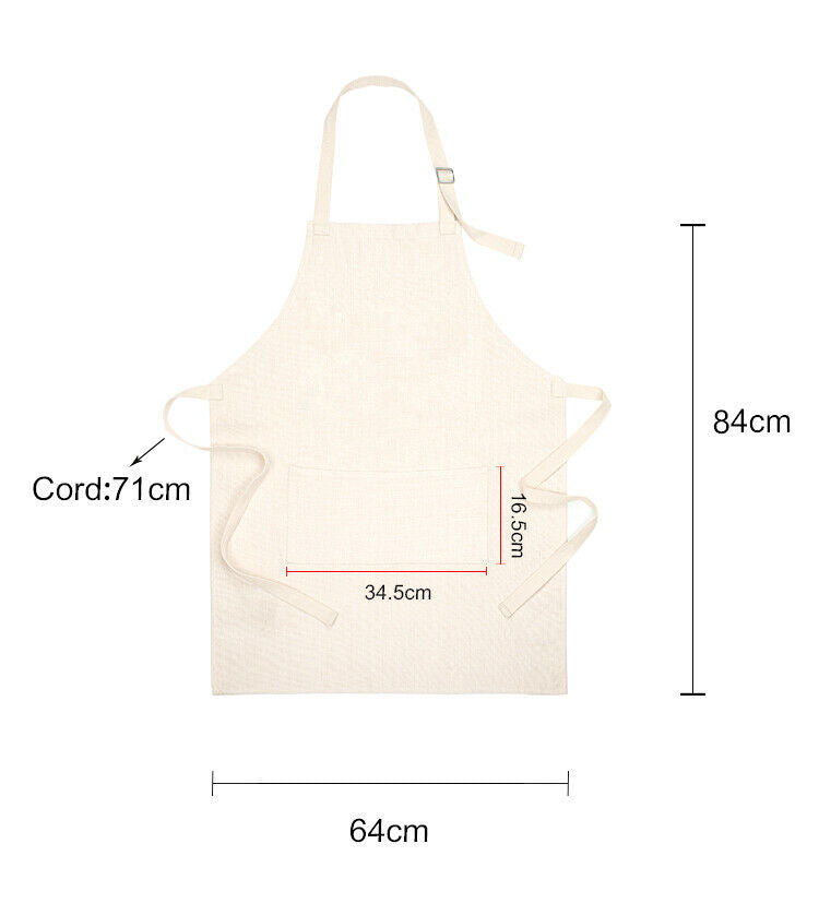 Customisable Linen Apron - Adult