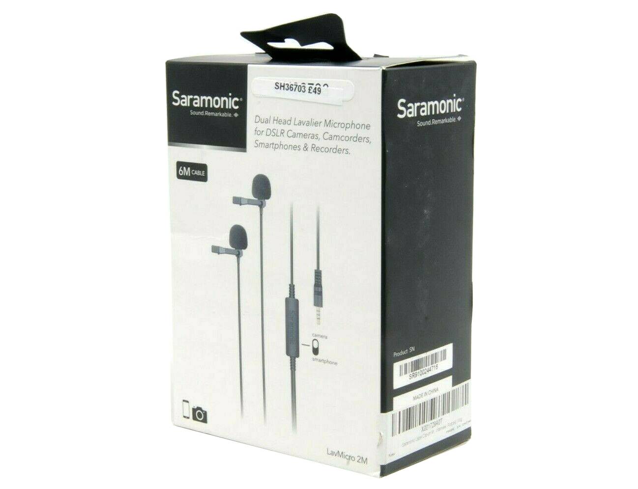 Product Image of Used Saramonic Lavalier Microphone for DSLR cameras (Boxed SH36704)
