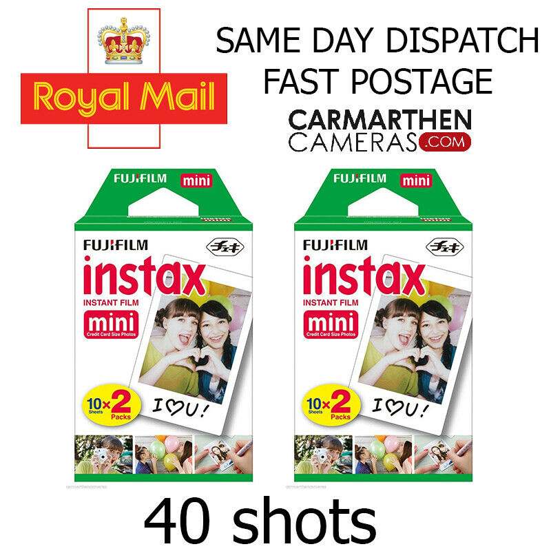 Fujifilm 2 packs of 2x10 Shots Instax Mini Instant Film Pack - 40 shots