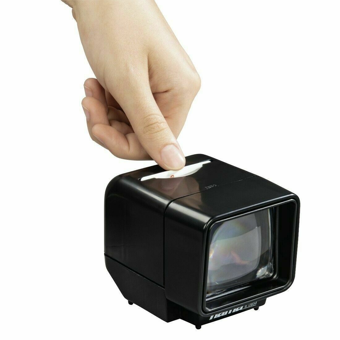 Hama Slide Viewer LED – 35mm Slides with 3x Magnification and Battery-Powered Illumination