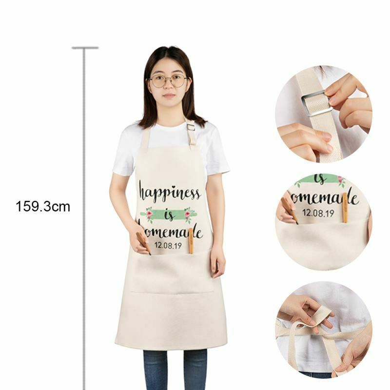 Customisable Linen Apron - Adult