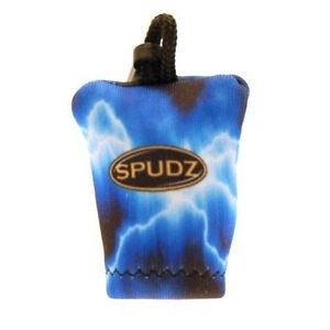 Spudz 6x6 Micro Fibre Lens Cloth In Pouch - Blue Lightning