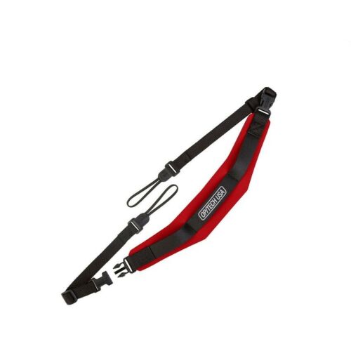 OpTech Pro Loop Strap for Professional Camera, DSLR, Large Binoculars - Red
