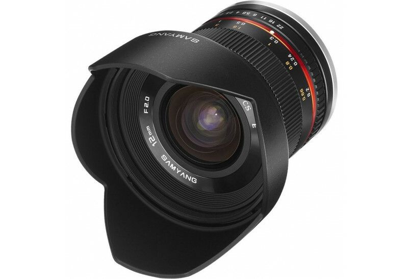 Samyang 12mm F2 Ultra Wide Manual Focus Lens - Black