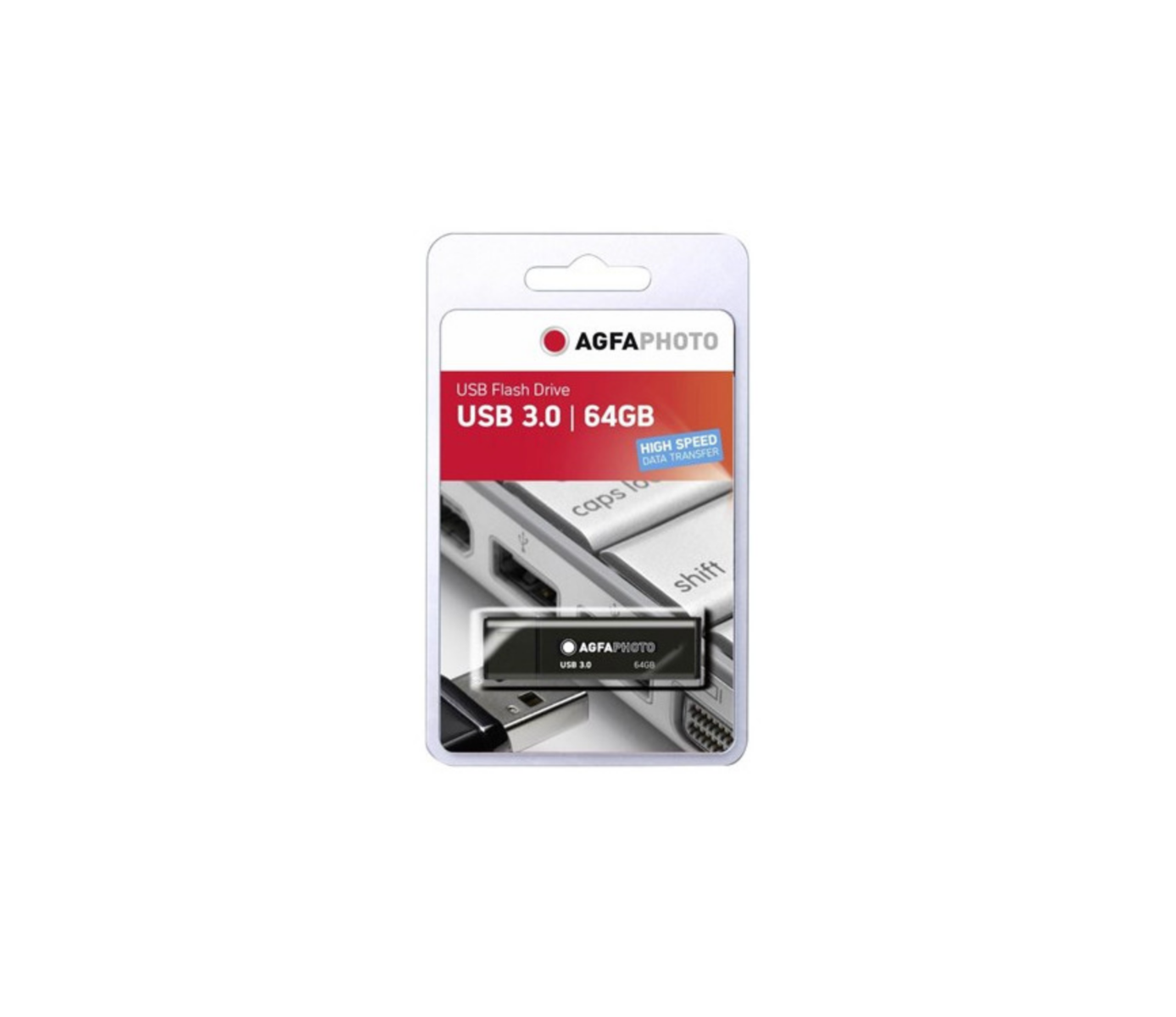 Product Image of AgfaPhoto 64gb USB Stick USB 3.0 flash drive - black