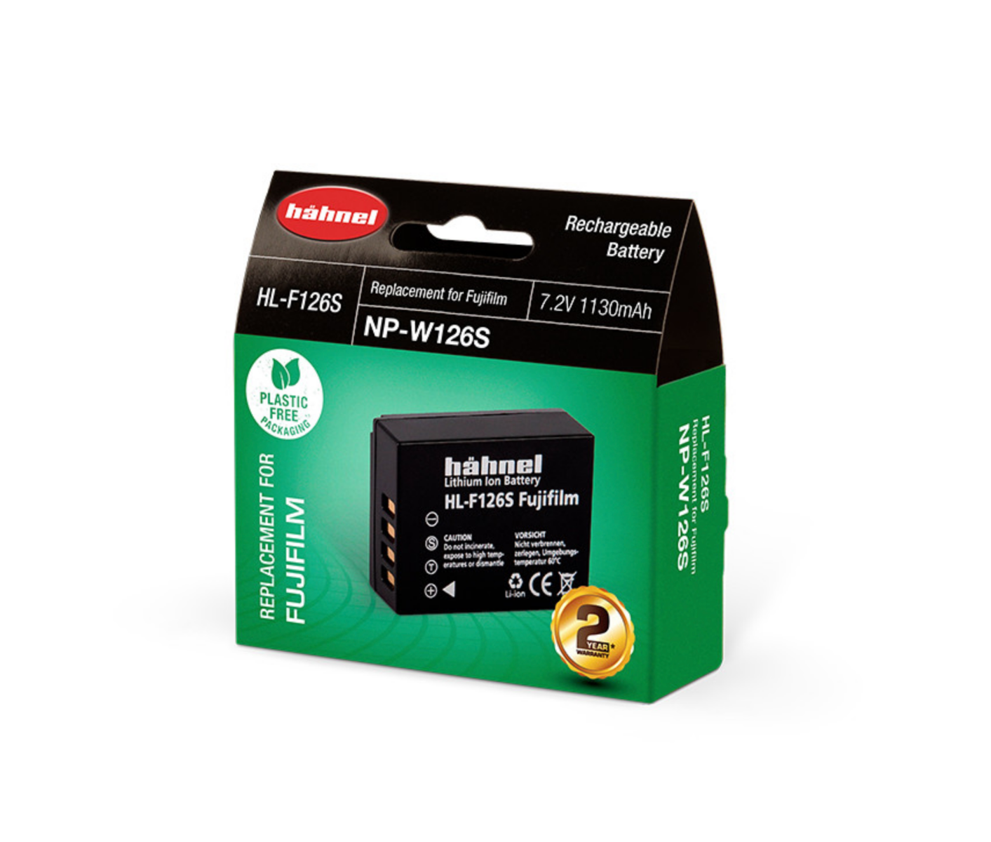 Hahnel HL-F126 Li ion Replacement Battery for Fujifilm NP-W126