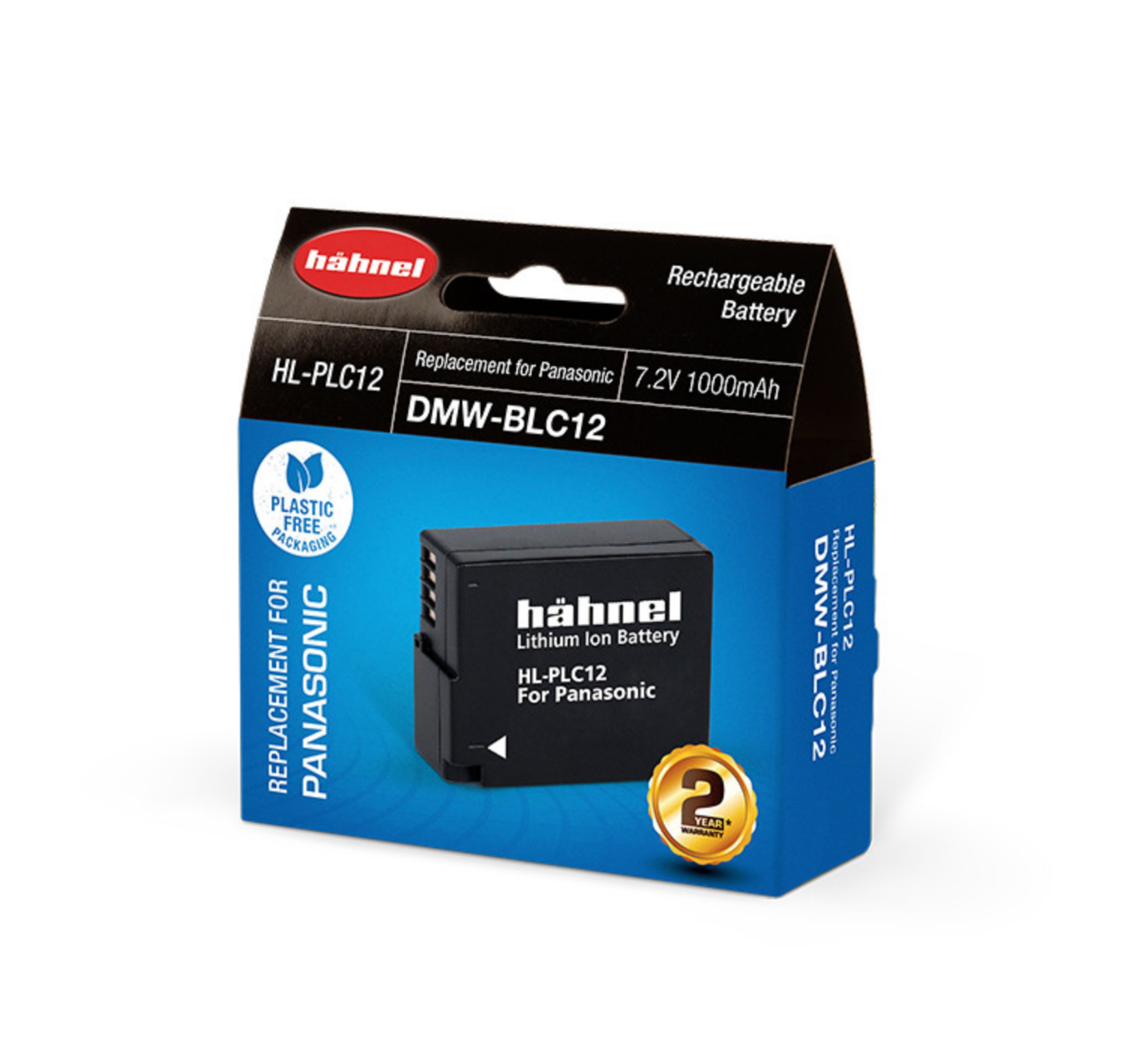 Hahnel HL-PLG10HP Li-ion Replacement Battery for Panasonic TZ-100,TZ-200,TZ-80,TZ-90