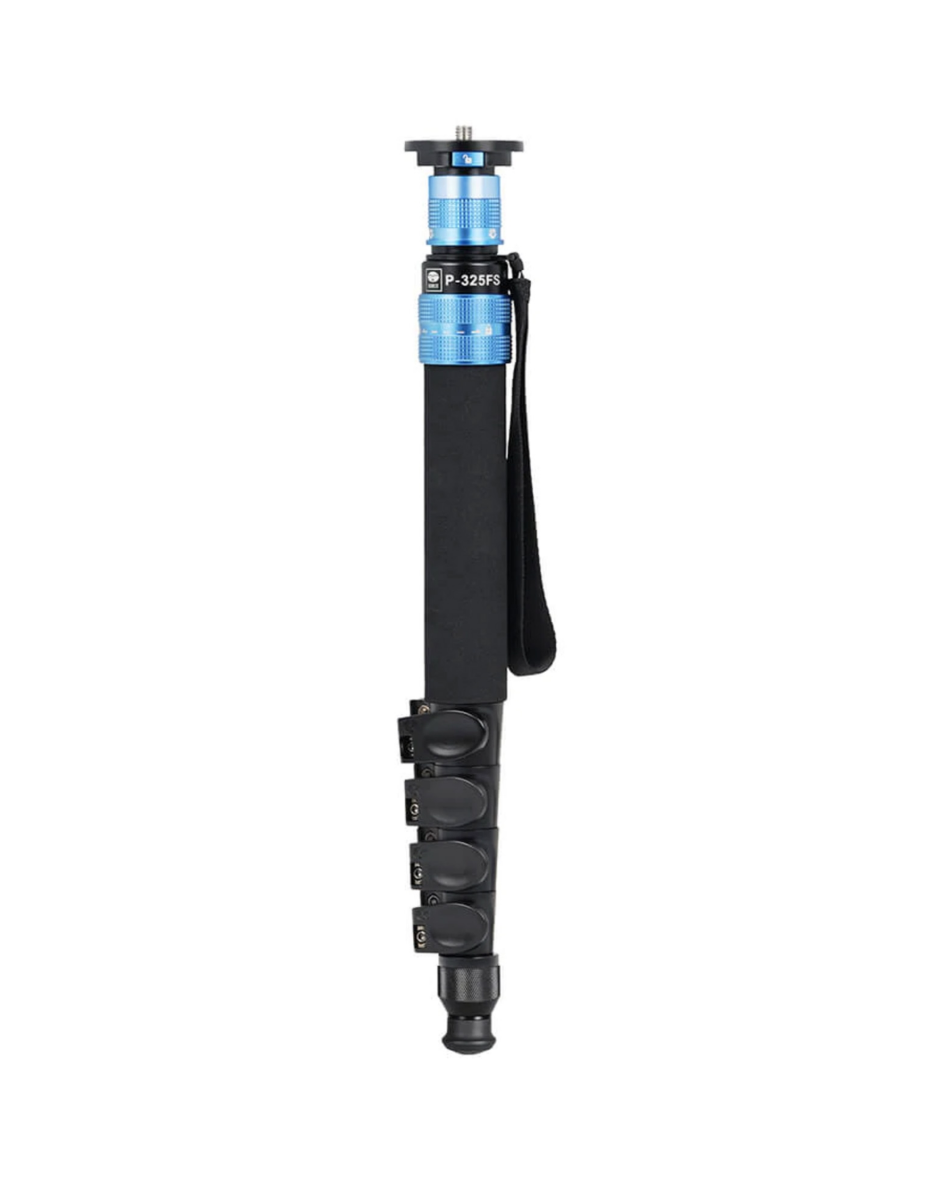 Product Image of SIRUI P-325FS Camera Monopod, 55.1” Lightweight Carbon Fiber Photo Video Monopod, 5-Section Telescopic Monopod with Feet