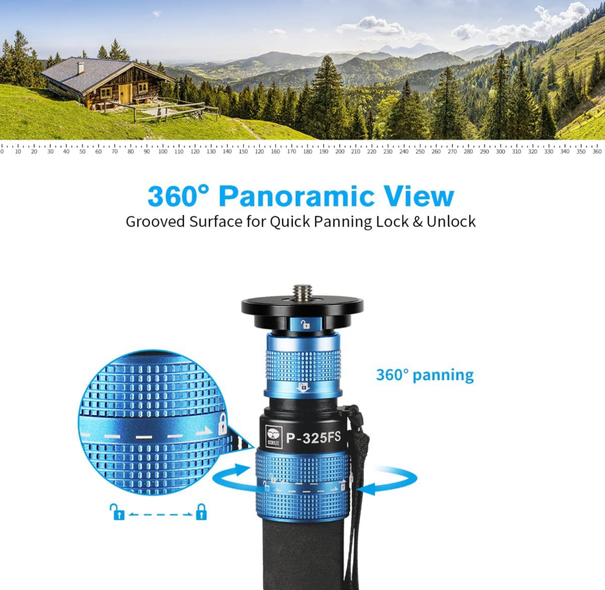 SIRUI P-325FS Camera Monopod