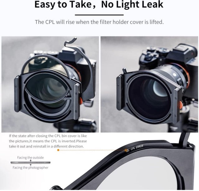 K&F Concept Pro Square ND CPL Filter Set