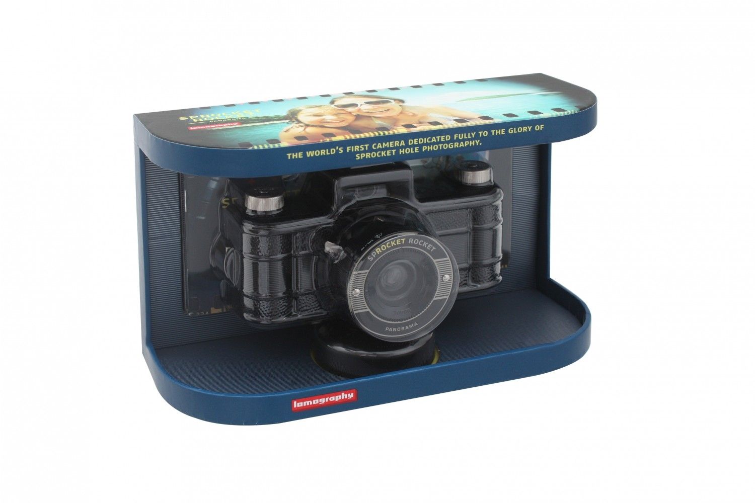 Lomography Lomo Sprocket Rocket Panoramic Camera (Black) 35mm