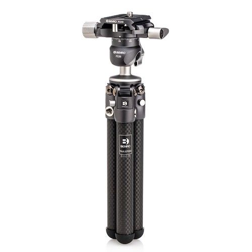 Product Image of Benro TablePod Kit Carbon Fiber Tripod and Ball Head with Quick Release Plate and Smartphone Adapter