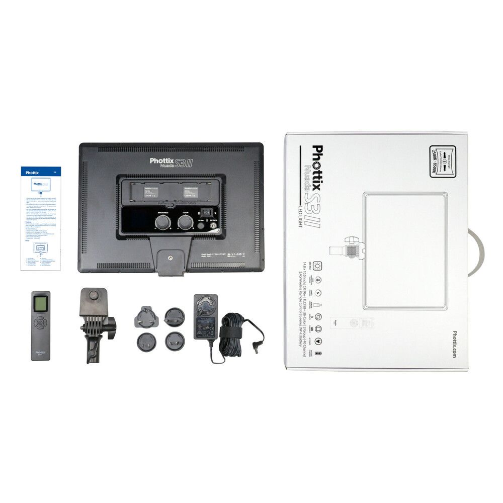 Phottix Nuada S3 II Bi-Colour Video LED Light with Remote