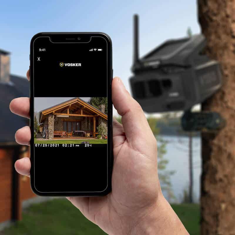 Vosker V150 LTE Solar Cellular LTE CCTV camera