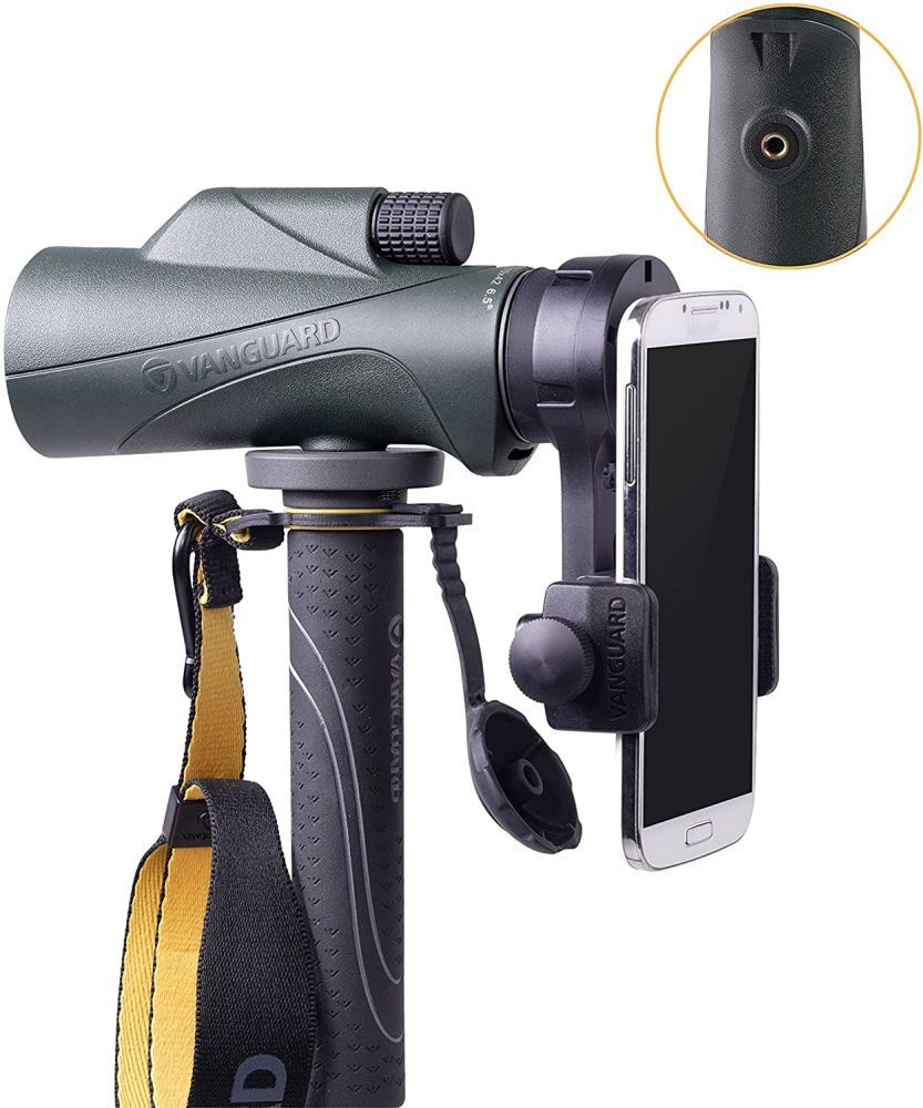 Vanguard VEO HD2 1042M Monocular with Smartphone Digiscoping Kit