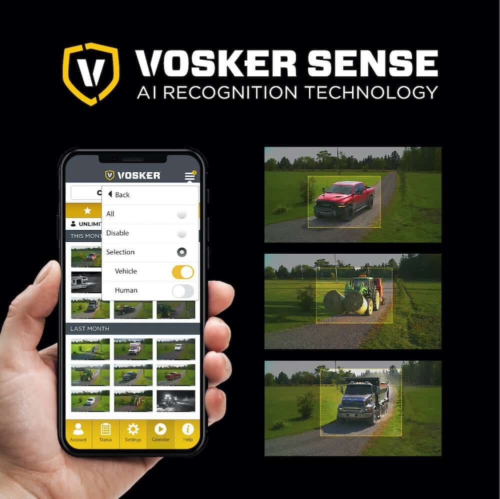 Vosker V150 LTE Solar Cellular LTE CCTV camera