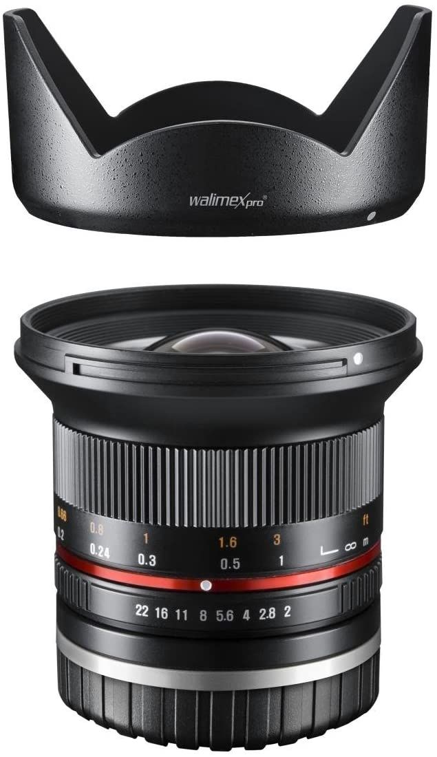 Walimex Pro 12mm F2.0 CSC Black Sony E-Mount lens
