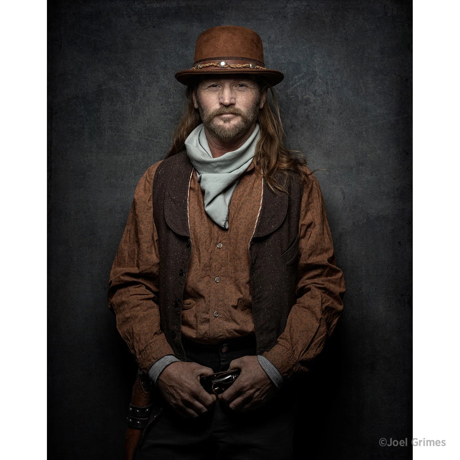 Westcott X-Drop Pro Fabric Backdrop - Grunge Concrete by Joel Grimes (8' x 8')