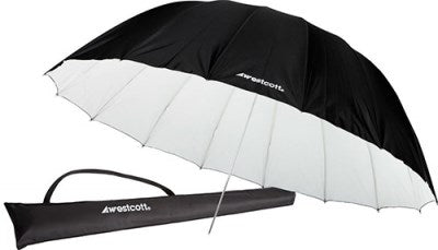 Product Image of Westcott 7 foot 2.2m Parabolic Umbrella - White-Black 4634