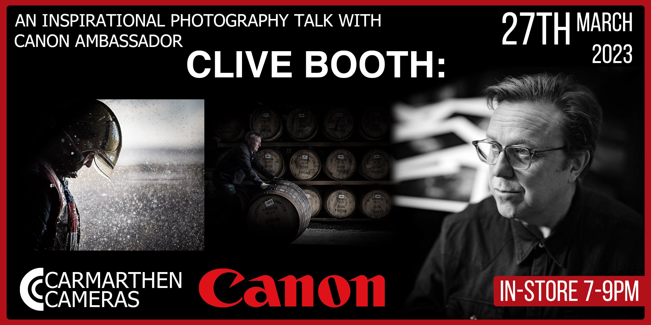 Event: A﻿n evening with Clive Booth - Canon UK Ambassador
