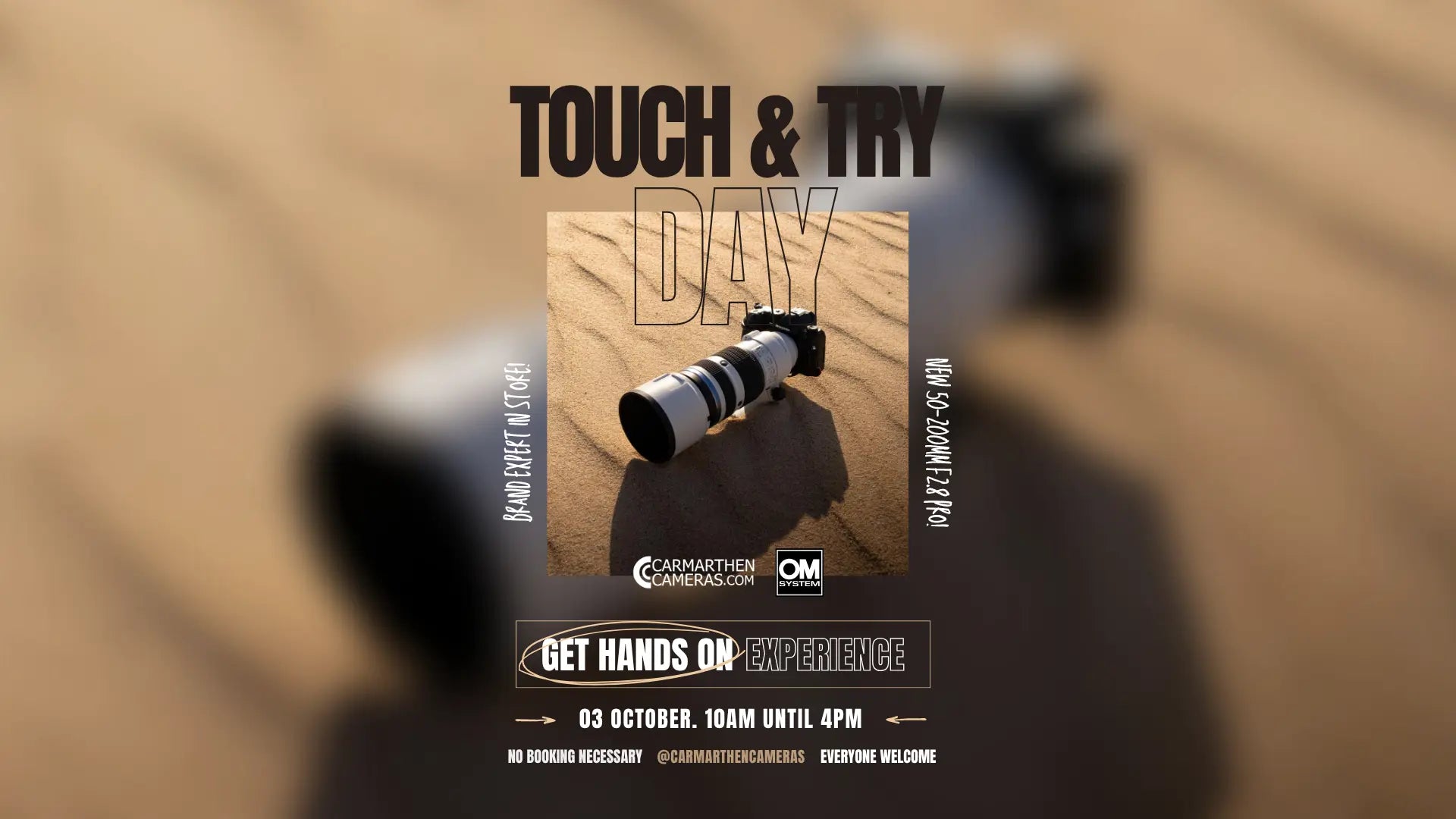 Touch & Try: Discover the OM System 50–200mm F2.8 IS PRO Lens