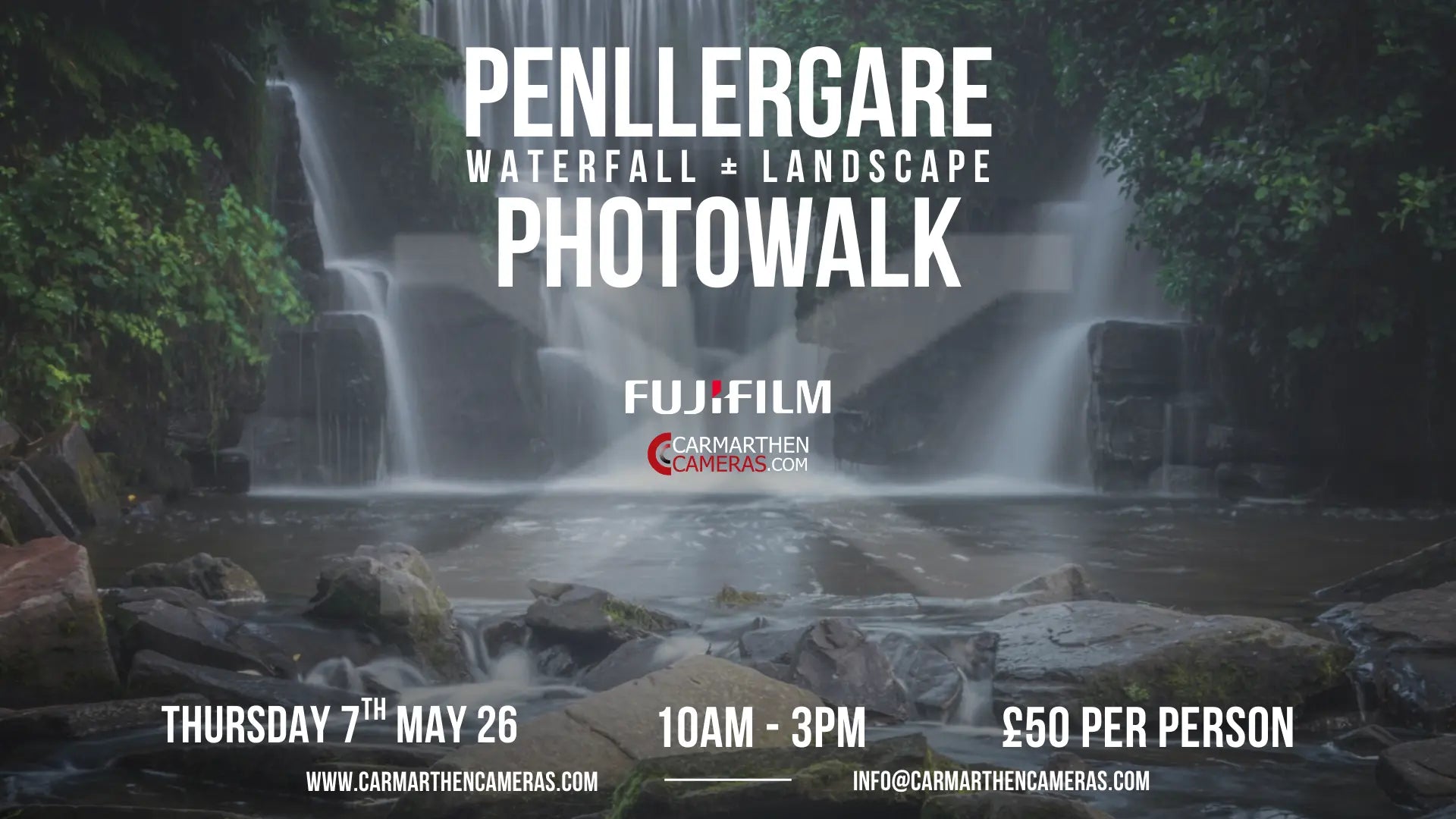 Penllergaer Spring Photo Walk — Waterfalls + More Workshop