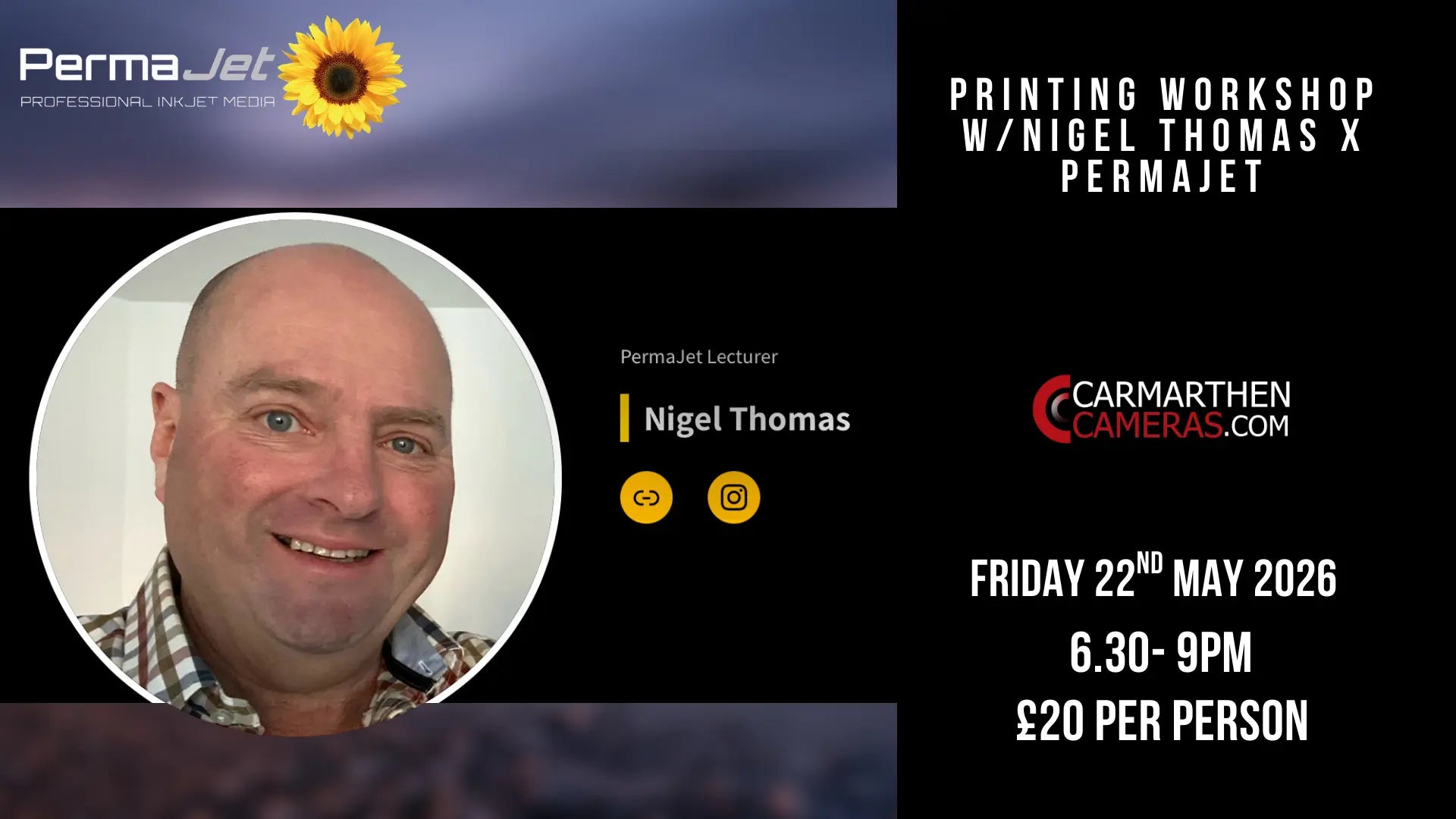 An Evening of Printing — with Nigel Thomas &amp; PermaJet UK