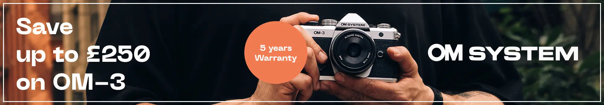 Explore the City with OM SYSTEM – Cashback & 5-Year Warranty Offer