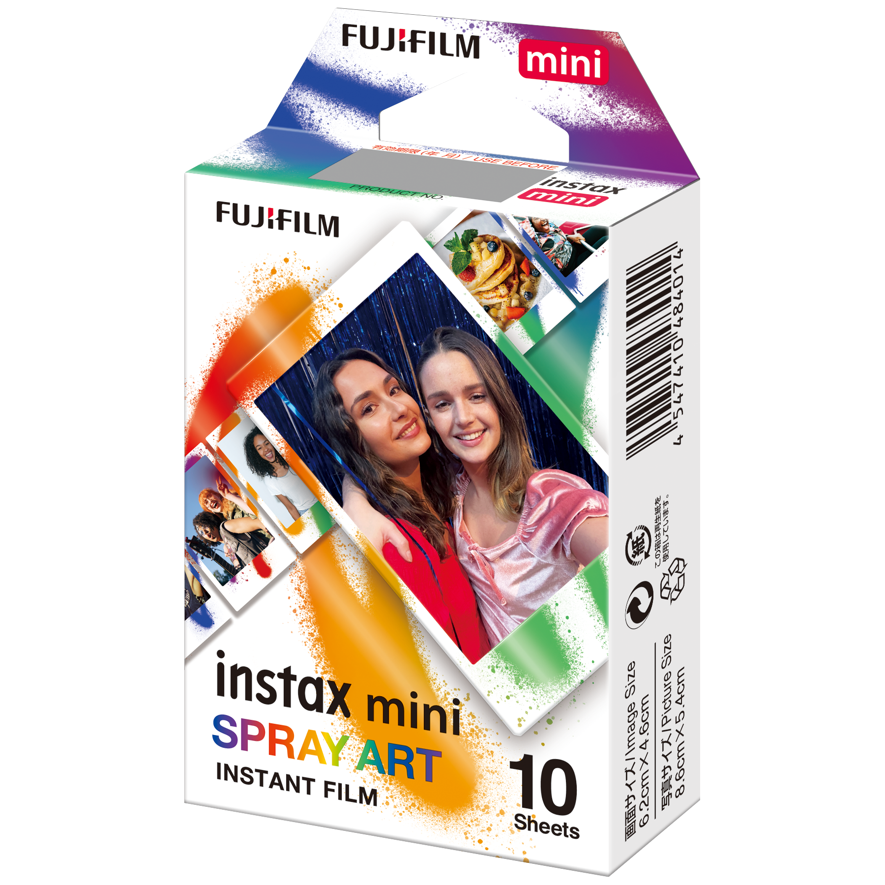 Fujifilm Instax Mini Film Spray Art