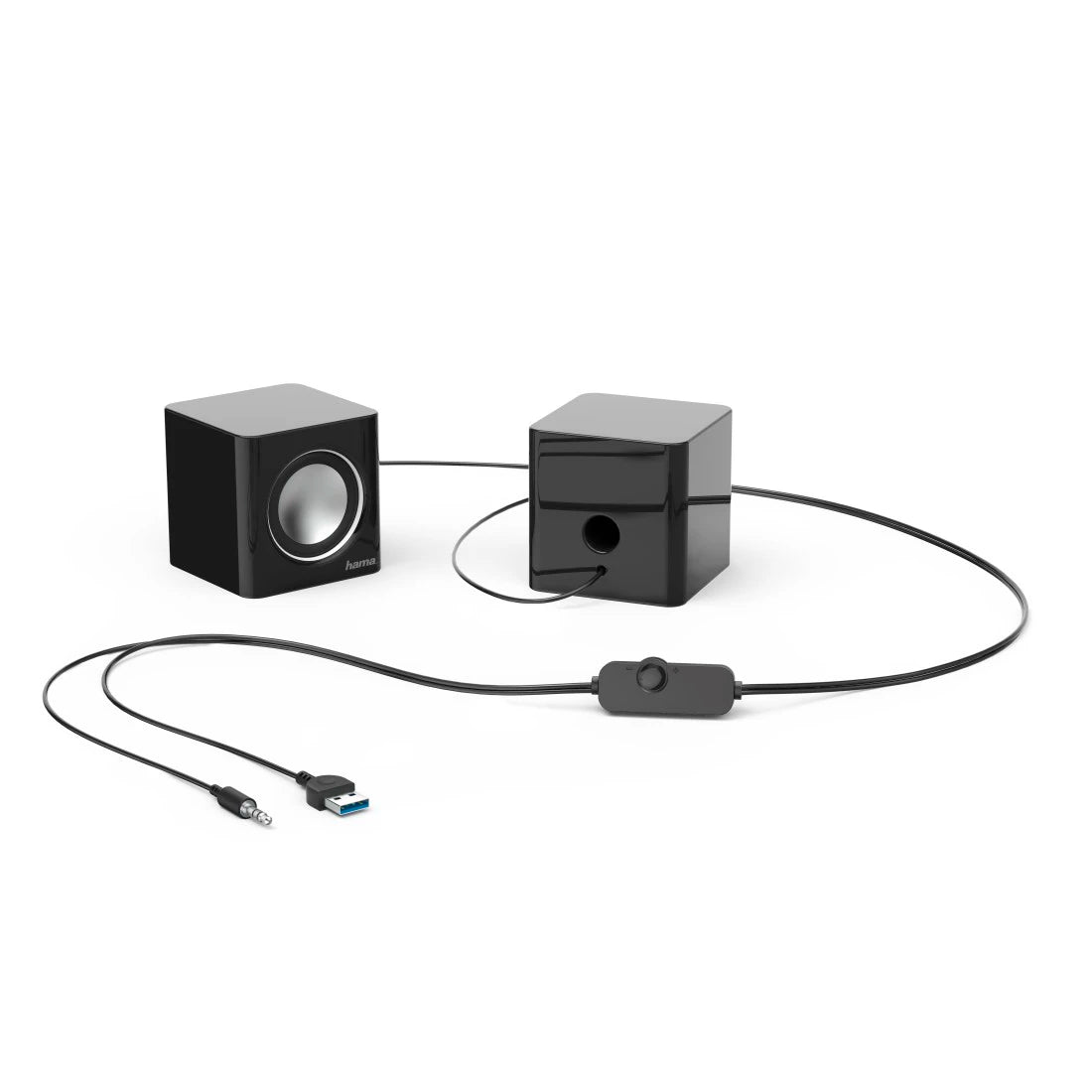 Hama "Sonic Mobil 185" Notebook Speaker, black / silver