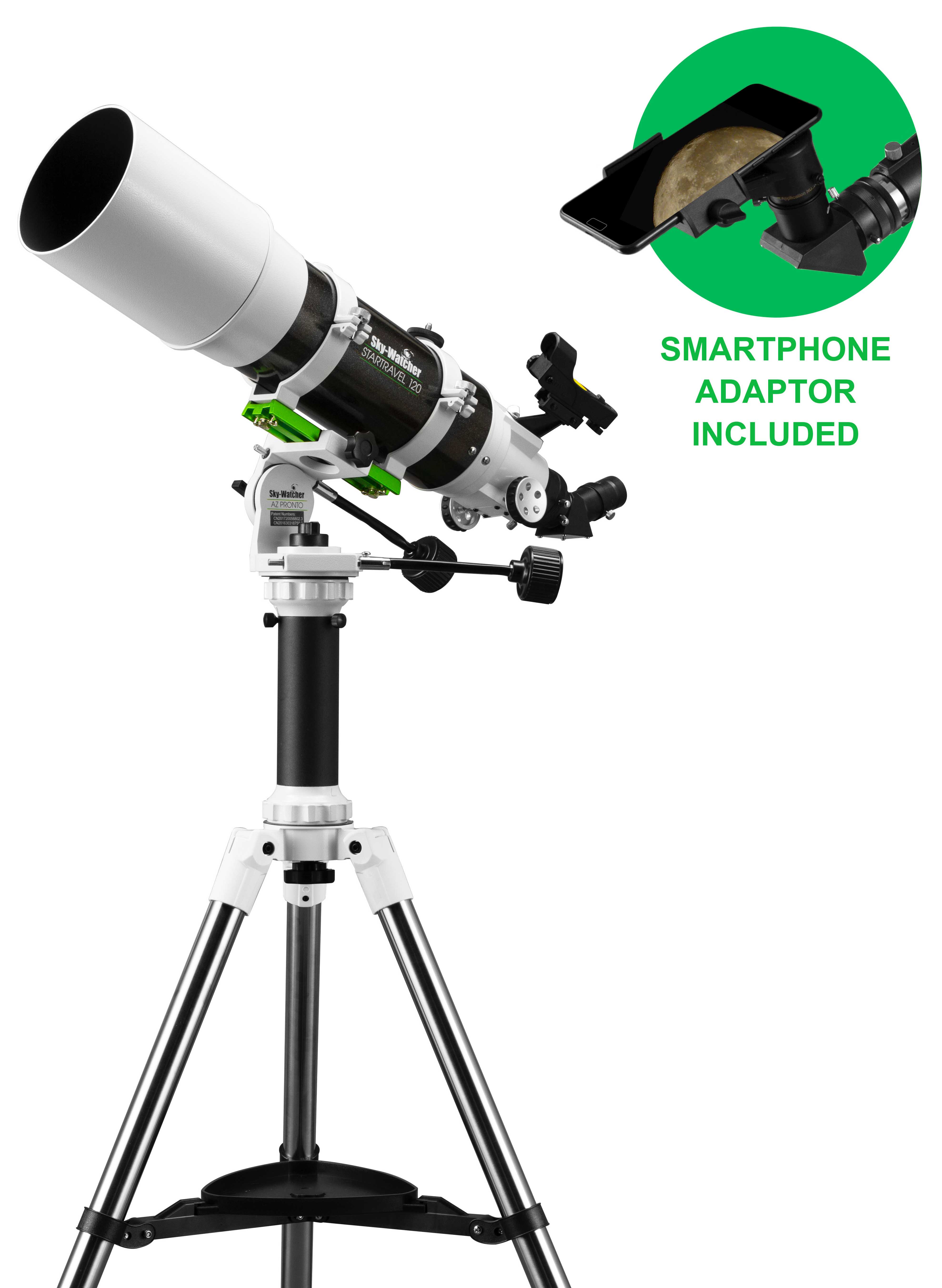 Skywatcher STARTRAVEL-120 (AZ PRONTO) 120mm (4.75") f5 AZ REFRACTOR TELESCOPE 10292