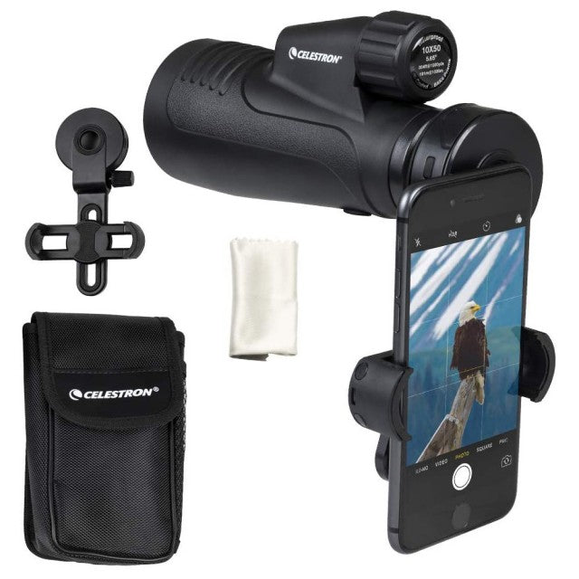 Product Image of Celestron 10x50 Outland X Monocular With Smart Phone Adapter