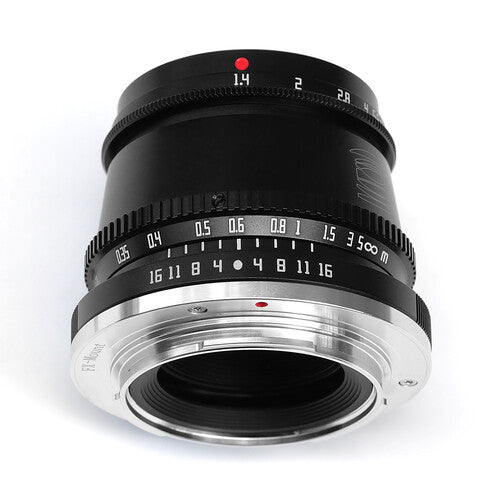 Clearance TTArtisan 35mm F1.4 APS-C - Fuji X Mount Black lens