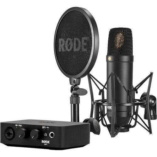 RØDE Complete Studio Kit with NT1 Studio Condenser Microphone & AI-1 Audio Interface