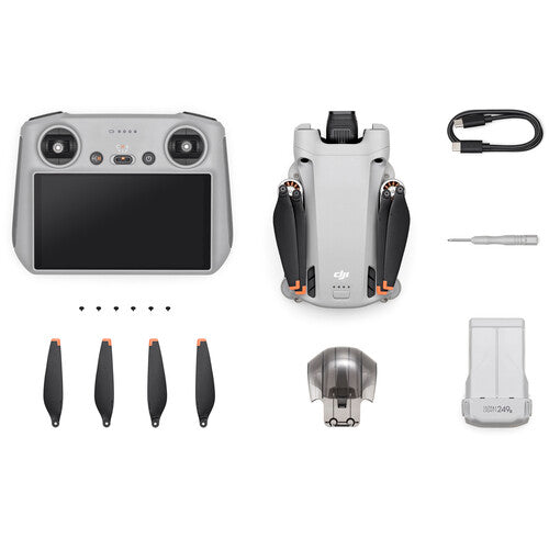 Product Image of DJI Mini 3 Pro drone with DJI RC Remote with screen