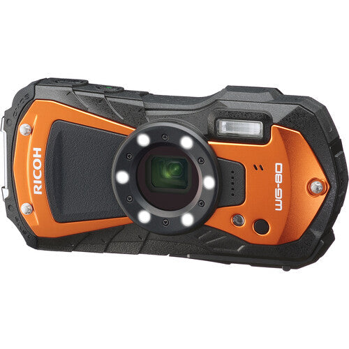 CLEARANCE Ricoh WG-80 Digital Waterproof/Tough Camera (Orange)